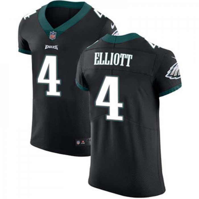 Men's Nike Philadelphia Eagles #4 Jake Elliott Black Alternate Stitched NFL Vapor Untouchable Elite Jersey