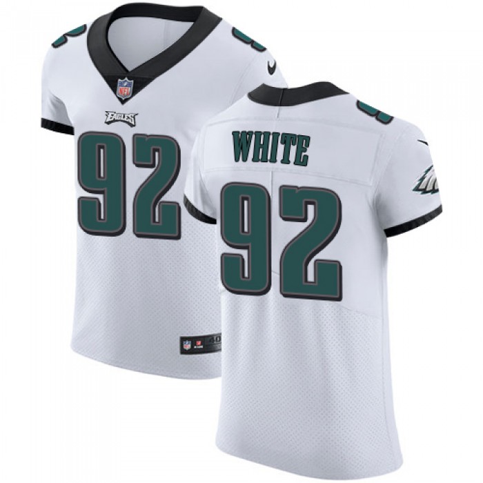 Men's Nike Philadelphia Eagles #92 Reggie White White Stitched NFL Vapor Untouchable Elite Jersey