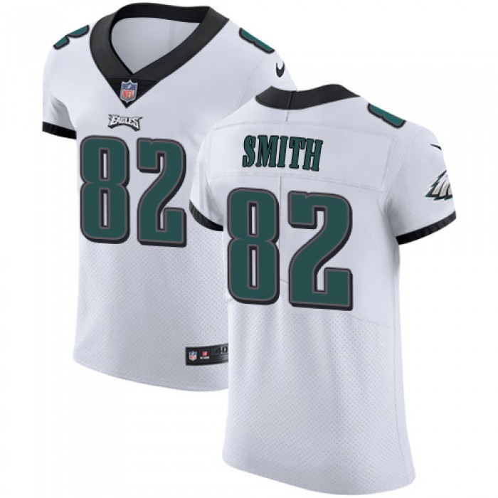 Men's Nike Philadelphia Eagles #82 Torrey Smith White Stitched NFL Vapor Untouchable Elite Jersey