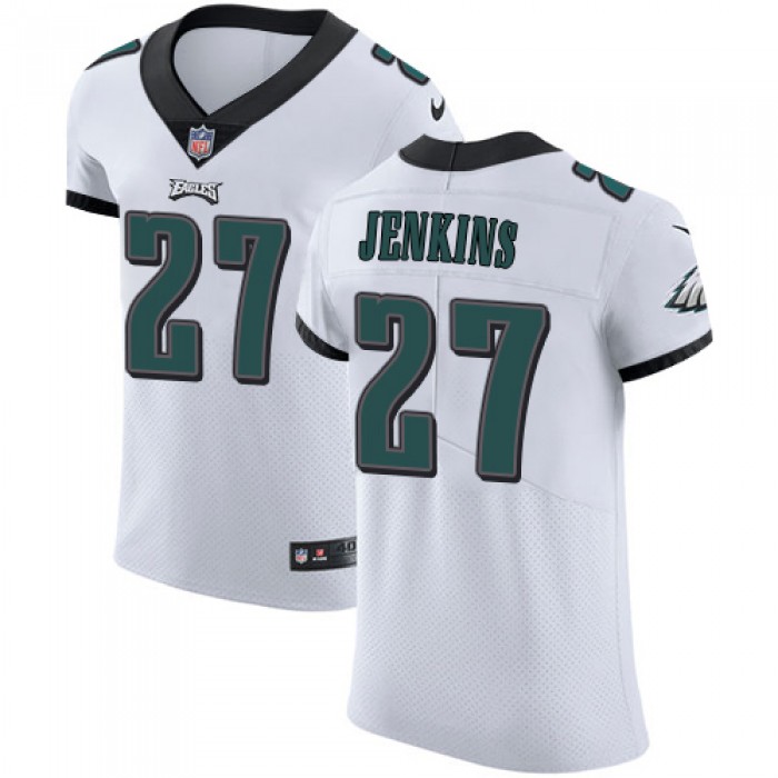 Men's Nike Philadelphia Eagles #27 Malcolm Jenkins White Stitched NFL Vapor Untouchable Elite Jersey