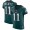 Men's Nike Philadelphia Eagles #11 Carson Wentz Midnight Green Team Color Stitched NFL Vapor Untouchable Elite Jersey