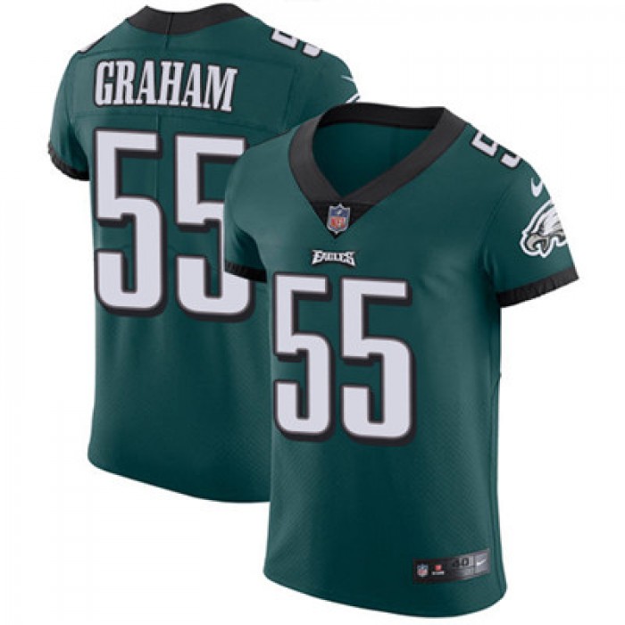 Men's Nike Philadelphia Eagles #55 Brandon Graham Midnight Green Team Color Stitched NFL Vapor Untouchable Elite Jersey