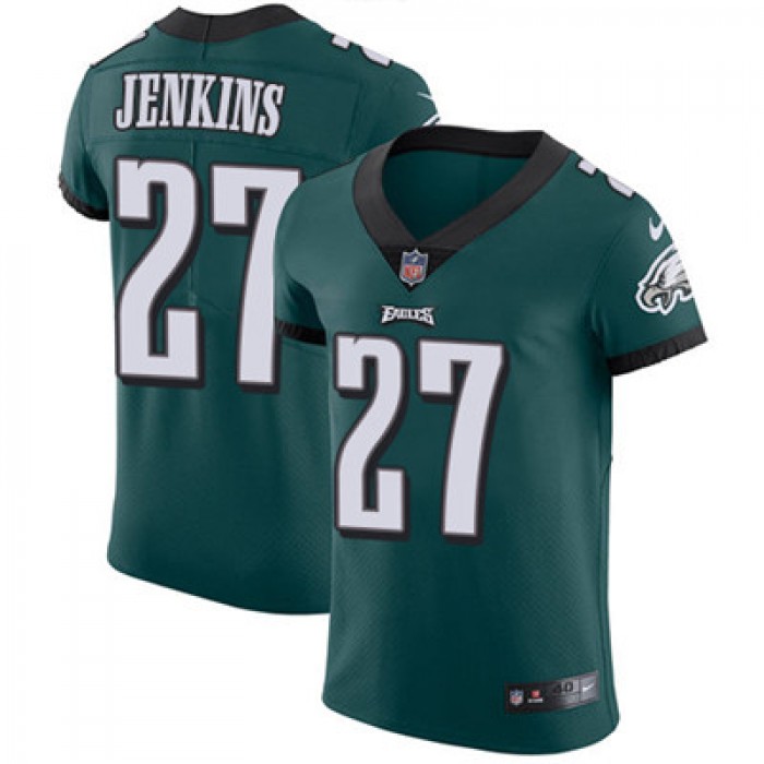 Men's Nike Philadelphia Eagles #27 Malcolm Jenkins Midnight Green Team Color Stitched NFL Vapor Untouchable Elite Jersey