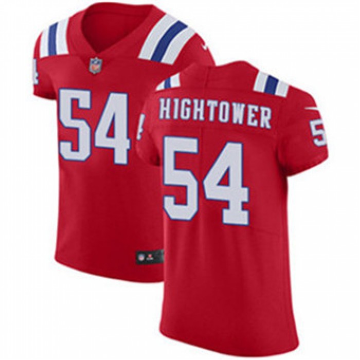 Men's Nike New England Patriots #54 Dont'a Hightower Red Alternate Stitched NFL Vapor Untouchable Elite Jersey