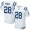 Nike Colts #28 Marshall Faulk White Men's Stitched NFL Elite Jersey