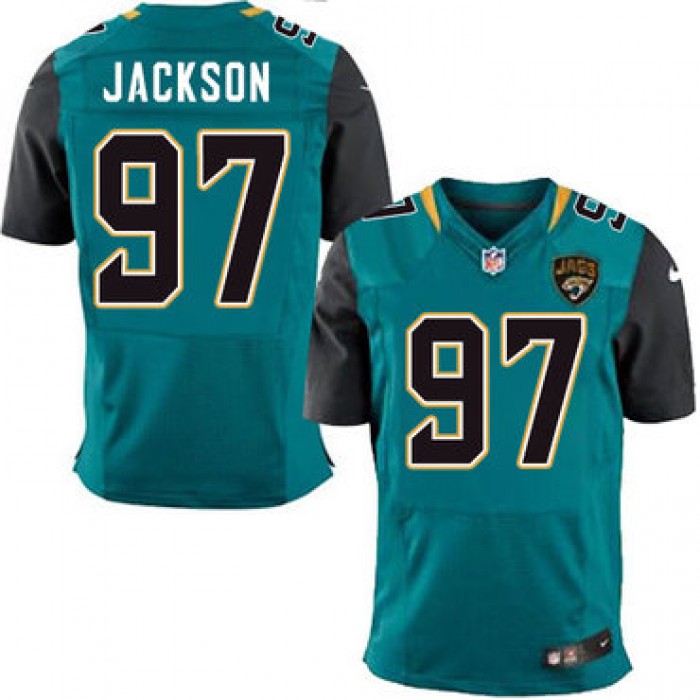 Nike Jaguars #97 Malik Jackson Teal Green Team Color Men's Stitched NFL Elite Jersey