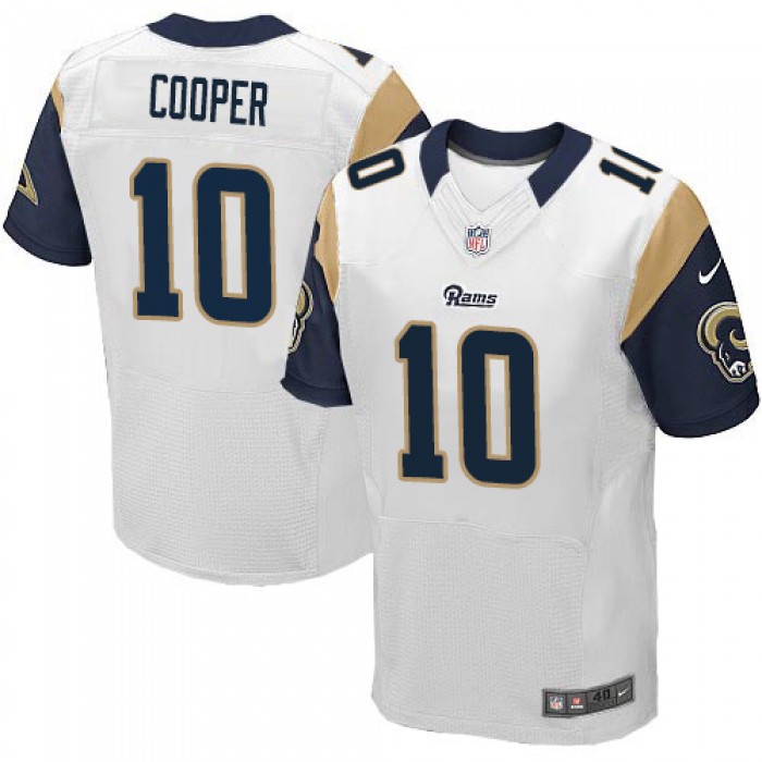 Nike Rams #10 Pharoh Cooper White Men's Stitched NFL Elite Jersey