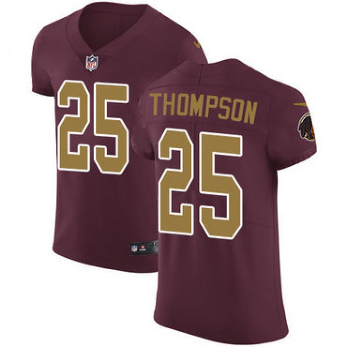 Nike Washington Redskins #25 Chris Thompson Burgundy Red Alternate Men's Stitched NFL Vapor Untouchable Elite Jersey