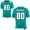 Men's Miami Dolphins #80 Danny Amendola Green Team Color Stitched NFL Nike Elite Jersey