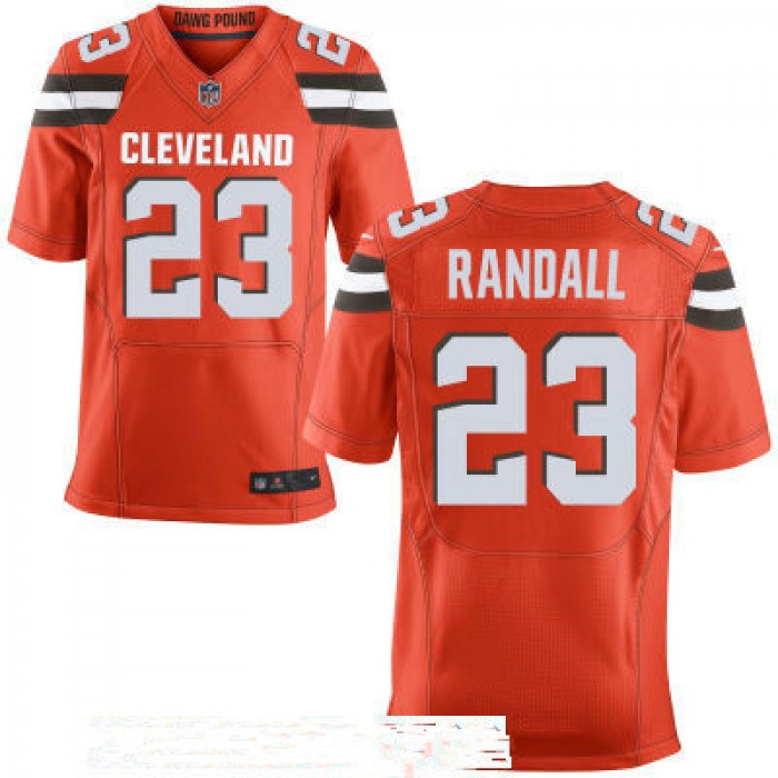 Men's Cleveland Browns #23 Damarious Randall Orange Alternate Stitched NFL Nike Elite Jersey