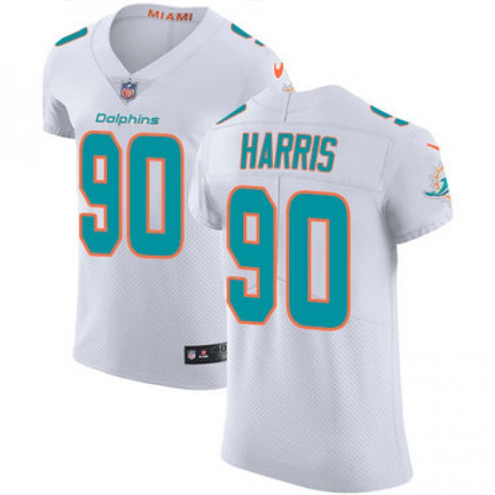 Nike Miami Dolphins #90 Charles Harris White Men's Stitched NFL Vapor Untouchable Elite Jersey