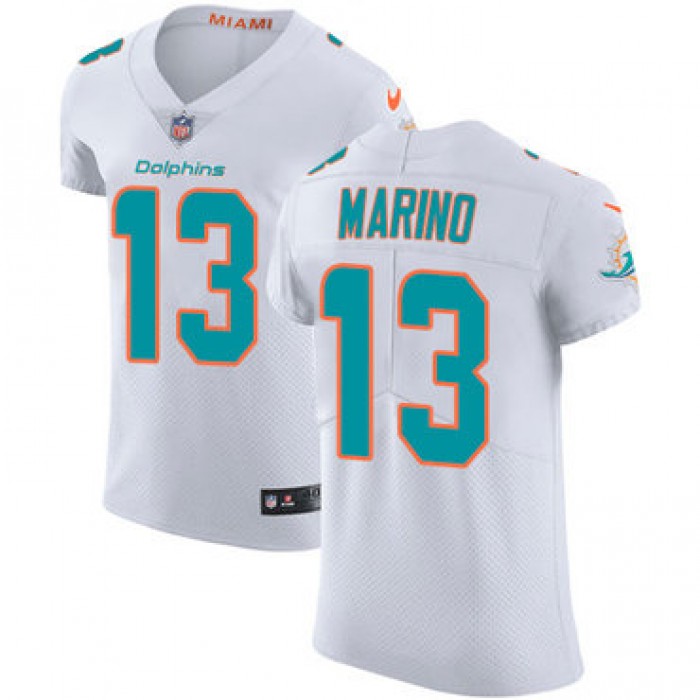 Nike Miami Dolphins #13 Dan Marino White Men's Stitched NFL Vapor Untouchable Elite Jersey