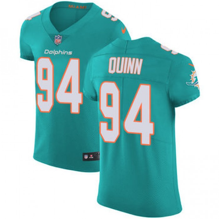 Nike Miami Dolphins #94 Robert Quinn Aqua Green Team Color Men's Stitched NFL Vapor Untouchable Elite Jersey