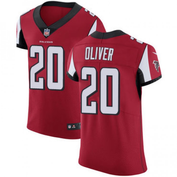 Nike Atlanta Falcons #20 Isaiah Oliver Red Team Color Men's Stitched NFL Vapor Untouchable Elite Jersey
