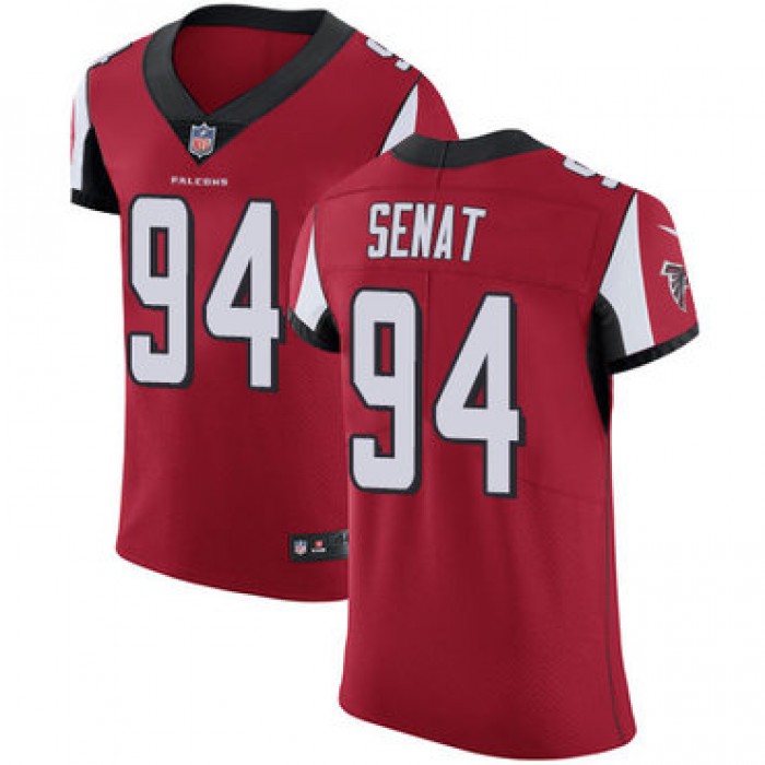 Nike Atlanta Falcons #94 Deadrin Senat Red Team Color Men's Stitched NFL Vapor Untouchable Elite Jersey