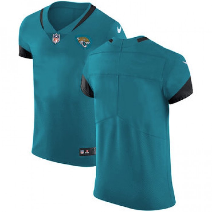 Nike Jacksonville Jaguars Blank Teal Green Team Color Men's Stitched NFL Vapor Untouchable Elite Jersey