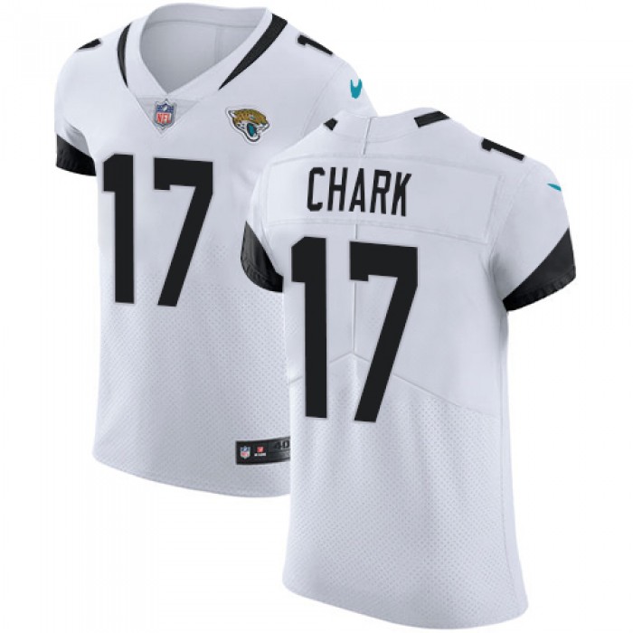 Nike Jacksonville Jaguars #17 DJ Chark White Men's Stitched NFL Vapor Untouchable Elite Jersey