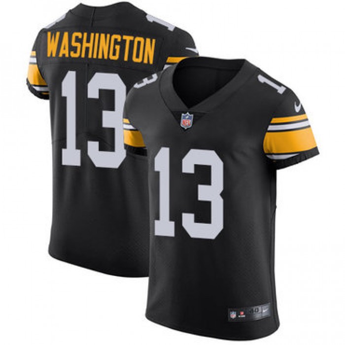 Nike Pittsburgh Steelers #13 James Washington Black Team Color Men's Stitched NFL Vapor Untouchable Elite Jersey