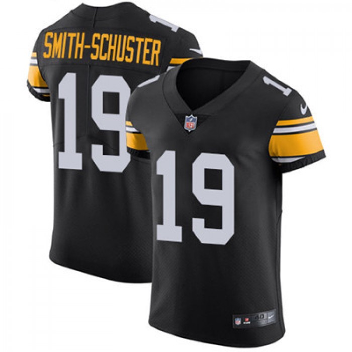 Nike Steelers #19 JuJu Smith-Schuster Black Alternate Men's Stitched NFL Vapor Untouchable Elite Jersey