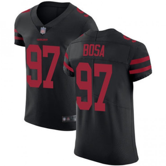 49ers #97 Nick Bosa Black Alternate Men's Stitched Football Vapor Untouchable Elite Jersey