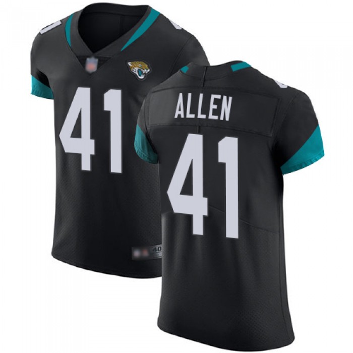 Jaguars #41 Josh Allen Black Team Color Men's Stitched Football Vapor Untouchable Elite Jersey