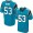 Panthers #53 Brian Burns Blue Alternate Men's Stitched Football Elite Jersey
