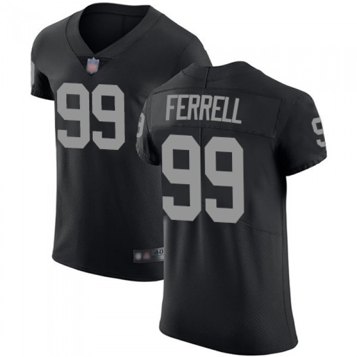 Raiders #99 Clelin Ferrell Black Team Color Men's Stitched Football Vapor Untouchable Elite Jersey