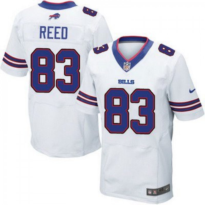 Men's Buffalo Bills #83 Andre Reed 2013 Nike White Elite Jersey