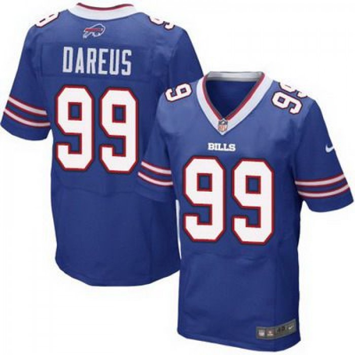Men's Buffalo Bills #99 Marcell Dareus 2013 Nike Light Blue Elite Jersey
