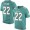 Men's Miami Dolphins #22 Jamar Taylor Nike Aqua Green Elite Jersey