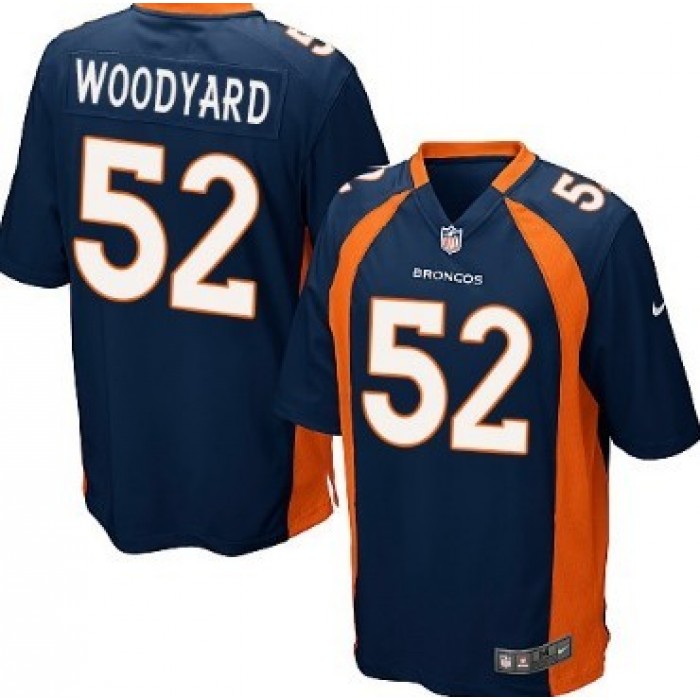 Nike Denver Broncos #52 Wesley Woodyard Blue Game Jersey