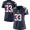 Women's New England Patriots #33 Dion Lewis Navy Blue Team Color NFL Nike Game Jersey