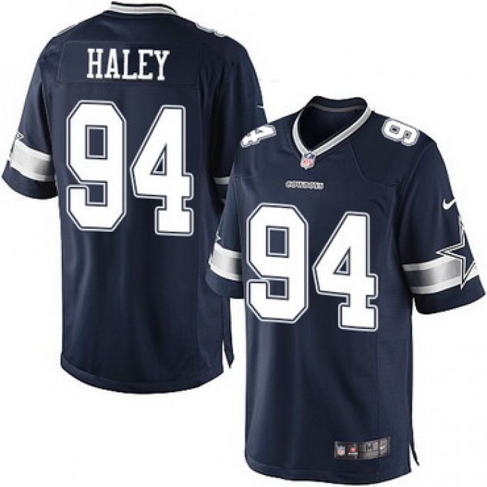 Youth Dallas Cowboys #94 Charles Haley Navy Blue Retired Player NFL Nike Game Jersey