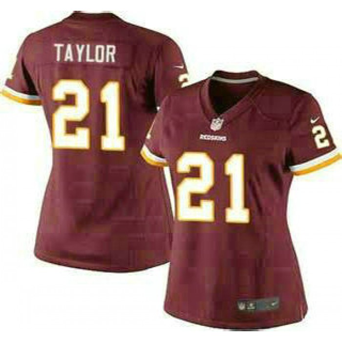 Women's Washington Redskins #21 Sean Taylor Red Retired Player NFL Nike Game Jersey