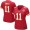 Women's Kansas City Chiefs #11 Alex Smith Red Team Color NFL Nike Game Jersey