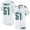 Women's Miami Dolphins #51 Mike Pouncey NFL Road White Nike jersey