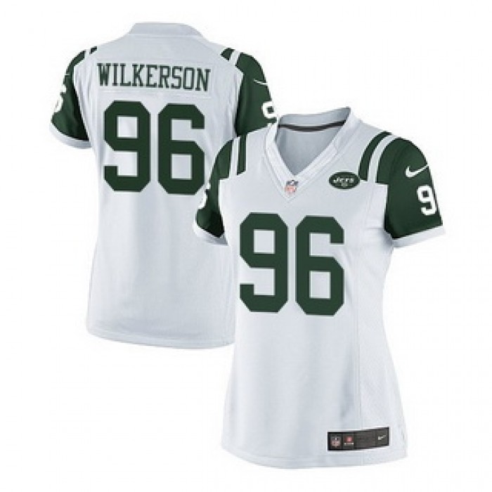 Women's New York Jets #96 Muhammad Wilkerson White Nik Game Jersey