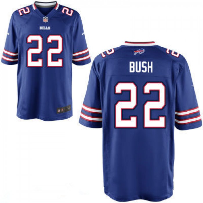Youth Buffalo Bills #22 Reggie Bush Royal Blue Team Color Stitched NFL Nike Game Jersey