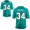 Youth Miami Dolphins #34 Arian Foster Aqua Green Team Color Stitched NFL Nike Game Jersey