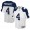 Men's Dallas Cowboys #4 Dak Prescott White Thanksgiving Alternate Stitched NFL Nike Game Jersey