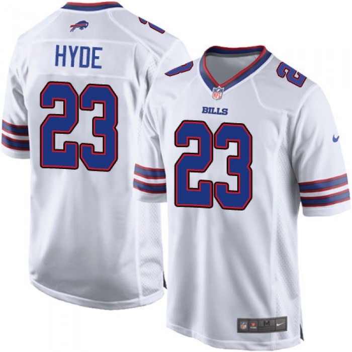 Nike NFL Buffalo Bills #23 Micah Hyde Game White Road Men's Jersey
