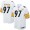 Men's Pittsburgh Steelers #97 Cameron Heyward White Road Stitched NFL Nike Game Jersey