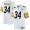 Men's Pittsburgh Steelers #34 DeAngelo Williams White Road Stitched NFL Nike Game Jersey