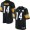 Men's Pittsburgh Steelers #14 Sammie Coates Black Team Color Stitched NFL Nike Game Jersey
