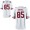 Men's 2017 NFL Draft San Francisco 49ers #85 George Kittle White Road Stitched NFL Nike Game Jersey