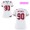 Women's San Francisco 49ers #90 Earl Mitchell White Road Stitched NFL Nike Game Jersey