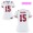 Women's San Francisco 49ers #15 Pierre Garcon White Road Stitched NFL Nike Game Jersey
