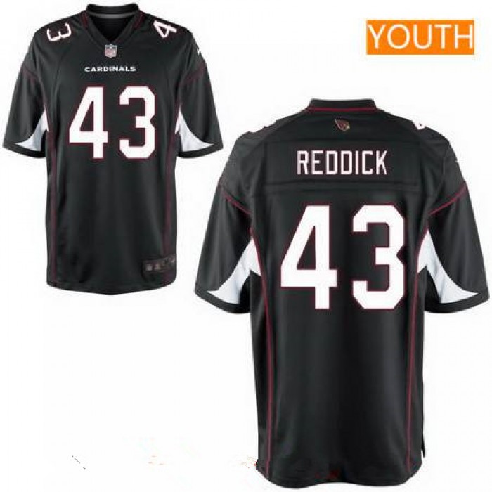 Youth 2017 NFL Draft Arizona Cardinals #43 Haason Reddick Black Alternate Stitched NFL Nike Game Jersey