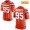 Youth 2017 NFL Draft Cleveland Browns #95 Myles Garrett Orange Alternate Stitched NFL Nike Game Jersey