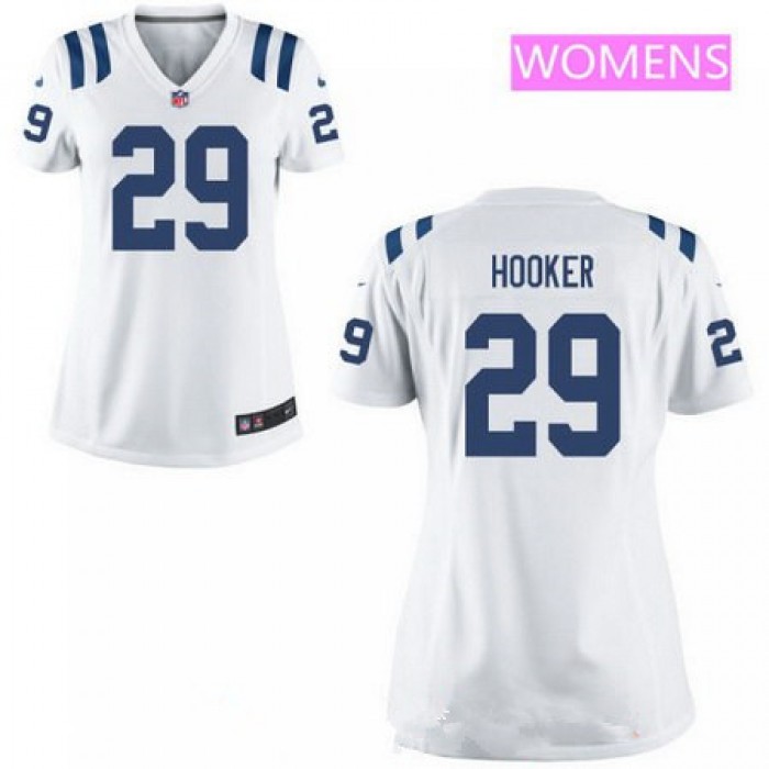Women's 2017 NFL Draft Indianapolis Colts #29 Malik Hooker White Road Stitched NFL Nike Game Jersey